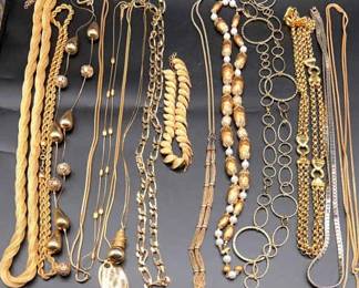  009 Golden Inspired Costume Jewlery Necklaces