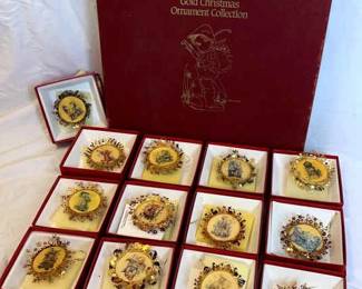 Collection Of Vintage Hummel Christmas Ornaments