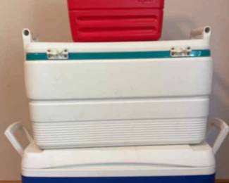 3 Igloo Coolers