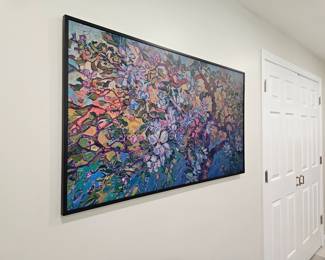 Frame TV, displays artwork when not in use 