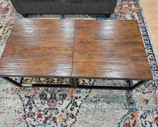 Arhaus nesting coffee table 