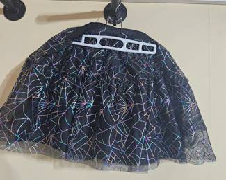 Spiderweb Print Skirt 