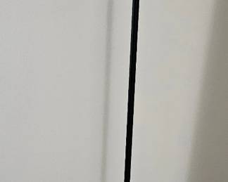 Black base floor lamp 