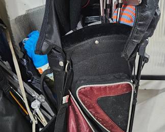 Golf Clubs and bag 