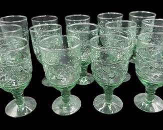 Libbey Green Glass