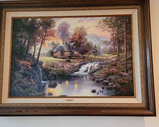 Thomas Kinkade oil painting