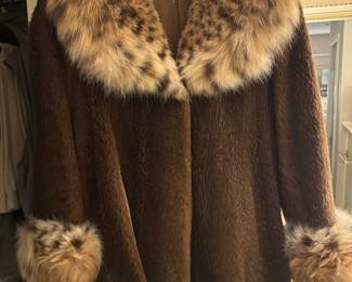 vintage fur coat. 