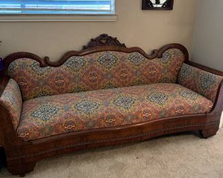 victorian style sofa. excellent condition. 