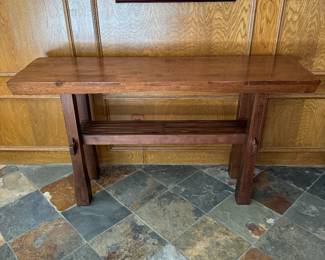 sofa table/entry table. 