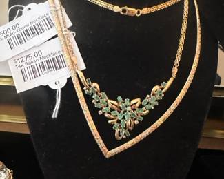 14k Multi-Toned Necklace, 14k Italian Necklace