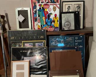 Photo frames, framed art