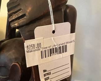 Makonde Tree of Life Carved Wood Sculpture