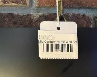 Mid Century Horse Wall Art