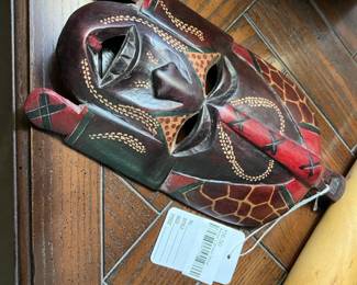 Wood carved mask