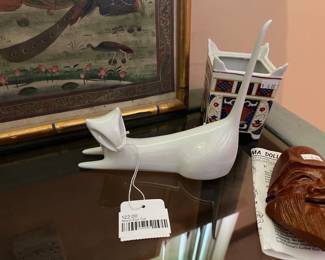 Royal Dux Cat