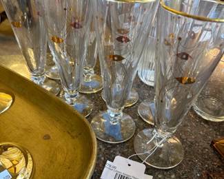 Vintage Libbey Adagio Pilsner Glasses Set of 8