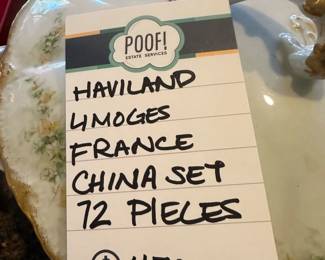 Haviland Limoges China Set