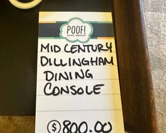 Mid Century Dillingham dining console