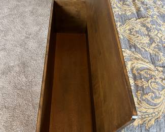Blanket Chest measuring 49.25" wide, 15" deep, and 23" tall $100