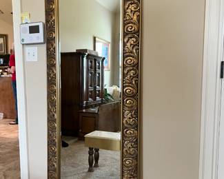 Mirror with Matching Bench measuring 28" wide and 68" tall $225