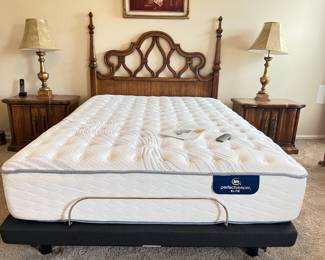 Serta Queen Size Adjustable Bed -$350