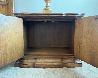 Burlington Furniture Pair of Nightstands measuring 28" wide, 16" deep. 23" tall $50.00 each