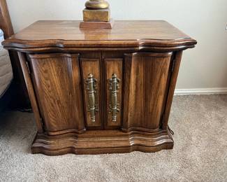 Burlington Furniture Pair of Nightstands measuring 28" wide, 16" deep. 23" tall $50.00 each