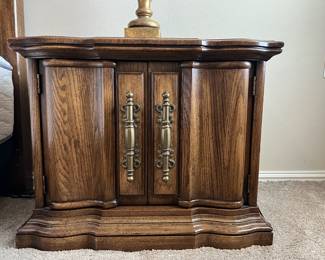 Burlington Furniture Pair of Nightstands measuring 28" wide, 16" deep. 23" tall $50.00 each