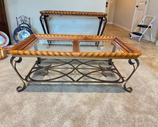 Matching set of table, priced individually.                     Coffee Table $125                                                                    Console Table $125                                                                     
 Side Table $85