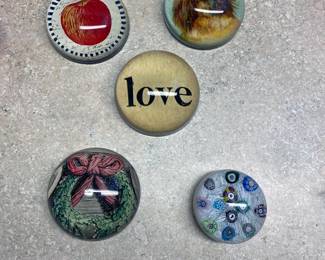 Paper Weights with Sig of John Derian