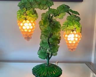 Czech Grape Table Lamp
