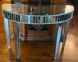Modern Mirrored Console Table