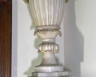 Pair of Alabaster Vases