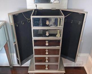 Mirrored 6 Drawer Lingerie Chest
