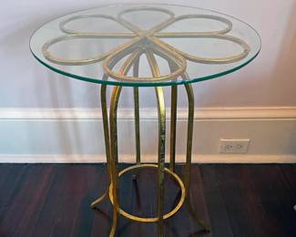 Glass Top Table Lamp