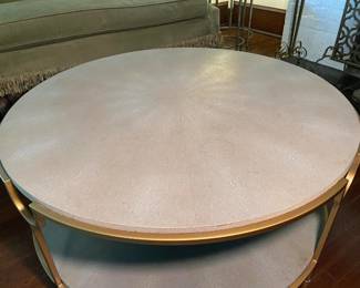 Wrought Iron Table with White Marble Top