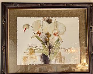 One of a pair of Original artwork by Le Jardin