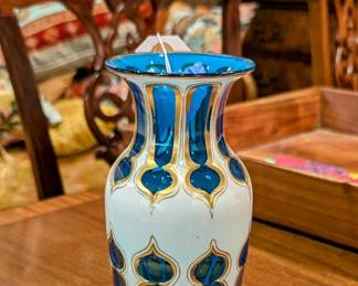 Bohemia Color to Clear Crystal, Meissen Style