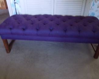 Purple bench