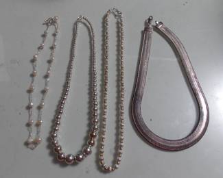 Some sterling necklaces