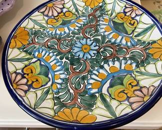 Hand-painted platter.