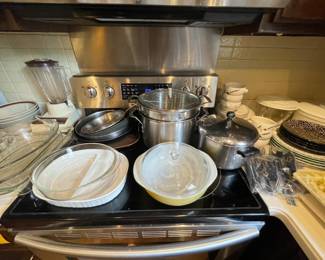 Pots and pans, baking dishes, serving platters and more.