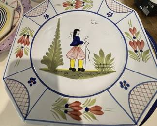 Quimper plates.