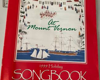 "Christmas at Mount Vernon" Songbook.