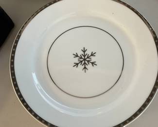 Snowflake plates.