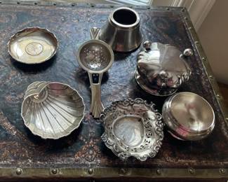 Assorted silverplate "smalls."