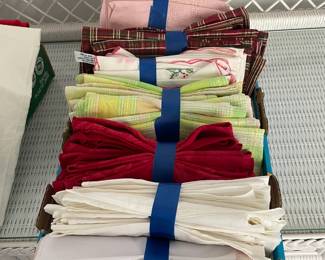 Fabric napkins.
