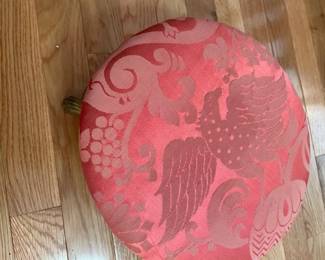 Small upholstered foot stool.