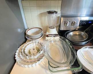 Pots and pans, baking dishes, serving platters and more.