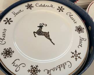Reindeer plates.